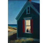 GYTRI CGFHJ Edward Hopper Poster Color Prints Abstract Wall Art Picture《Behind the House》Edward Hopper Landscape Canvas Painting For Home Decor 50x70cm Unframed