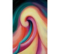 GYTRI CGFHJ Famous Georgia O'Keeffe Poster Color Prints Abstract Wall Art Picture《Colorful》Georgia O'Keeffe Canvas Painting For Home Decor 40x60cm Unframed