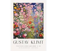 GYTRI CGFHJ Famous Gustav Klimt Poster Flower Prints Vintage Wall Art《Petals in Bloom》Picture Gustav Klimt Canvas Painting For Home Decor 50x70cm Unframed