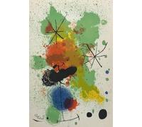 GYTRI CGFHJ Famous Joan Miro Poster Color Scrawl Prints Abstract Wall Art Picture《Green Watercolor》Joan Miro Canvas Painting For Home Decor 60x80cm Unframed