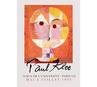 GYTRI CGFHJ Famous Paul Klee Portrait Poster Color Prints Abstract Wall Art Pictrure《Senecio》Paul Klee Canvas Painting For Home Decor 50x80cm Unframed