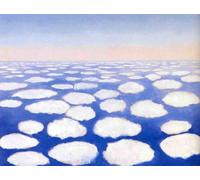 GYTRI CGFHJ Georgia O'Keeffe Poster Color Prints Abstract Wall Art Picture《Beyond the Clouds》Georgia O'Keeffe Canvas Painting For Home Decor 50x70cm Unframed