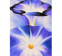 GYTRI CGFHJ Georgia O'Keeffe Poster Color Prints Abstract Wall Art Picture《Blue Morning Glory》Georgia O'Keeffe Canvas Painting For Home Decor 40x60cm Unframed