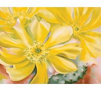 GYTRI CGFHJ Georgia O'Keeffe Poster Color Prints Abstract Wall Art Picture《Cactus Flower》Georgia O'Keeffe Plant Canvas Painting For Home Decor 50x70cm Unframed