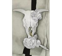 GYTRI CGFHJ Georgia O'Keeffe Poster Color Prints Abstract Wall Art Picture《Cow's Skull Roses》Georgia O'Keeffe Canvas Painting For Home Decor 40x60cm Unframed
