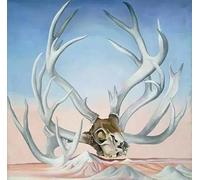 GYTRI CGFHJ Georgia O'Keeffe Poster Color Prints Abstract Wall Art Picture《Deer Skull》Georgia O'Keeffe Still Life Canvas Painting For Home Decor 58x58cm Unframed