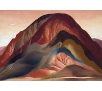 GYTRI CGFHJ Georgia O'Keeffe Poster Color Prints Abstract Wall Art Picture《Red mountain》Georgia O'Keeffe Scenery Canvas Painting For Home Decor 50x70cm Unframed
