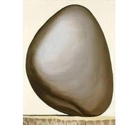 GYTRI CGFHJ Georgia O'Keeffe Still Life Poster Color Prints Abstract Wall Art Picture《Gray Shell》Georgia O'Keeffe Canvas Painting For Home Decor 40x60cm Unframed