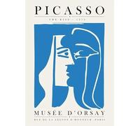 GYTRI CGFHJ Pablo Picasso Line Poster Colorful Prints Abstract Wall Art Picture《The Kiss 1970》Pablo Picasso Canvas Painting For Home Decor 50x60cm Unframed