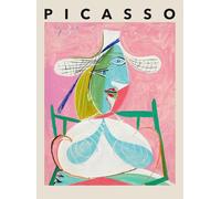 GYTRI CGFHJ Pablo Picasso People Poster Color Prints Abstract Wall Art Picture《Portrait of Sitting Woman》Picasso Canvas Painting For Home Decor 40x60cm Unframed
