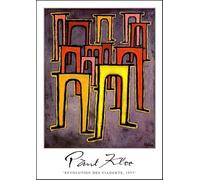 GYTRI CGFHJ Paul Klee Poster Color Prints Modern Abstract Wall Art Picture《Revolution Des Viadukts》Paul Klee Canvas Painting For Home Decor 60x90cm Unframed