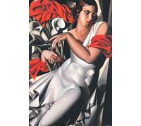 GYTRI CGFHJ Tamara De Lempicka Poster Color Prints Abstract Wall Art Picture《Lady of Flowers》Tamara De Lempicka Canvas Painting For Home Decor 50x80cm Unframed
