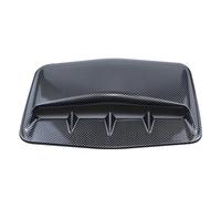 GYTTAK Car Hood Scoop Carbon Fiber Universal Bonnet Vents Cover Car Air Flow Intake Hood Scoop Bonnet Vent Cover Decorative Sticker(A)