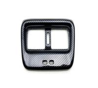 GYTTAK Car Interior Decoration Compatible With For Crown For Cossover 2023 2024 Car Rear Air Condition Outlet Vent Cover Armrest Back Outlets Trim Frame(Carbon fiber)