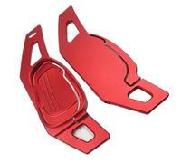 GYTTAK Car Shift Paddle Compatible with A3 A4 A4L A5 A6 A7 A8 Q3 Q5 Q7 for TT S3 R8 Red Silver Black Color Aluminium Car Steering Wheel Shift Paddle Shifter 2pcs(Red)