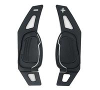 GYTTAK Car Shift Paddle Compatible with A3 A4 A4L A5 A6 A7 A8 Q3 Q5 Q7 for TT S3 R8 Red Silver Black Color Aluminium Car Steering Wheel Shift Paddle Shifter 2pcs(Black)
