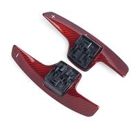 GYTTAK Car Shift Paddle Compatible with Chevrolet for Corvette C7 ZR1 Z06 2016 2017 2018 2019 2020 2021 2022 Car Key Accessories Car Steering Wheel Paddle Shift Suitable(Red)