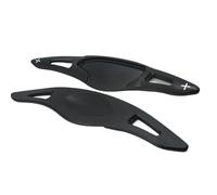 GYTTAK Car Shift Paddle Compatible with Civic 2017 2018 Car Styling Aluminum Steering Wheel Shift Paddle Shifter Extension Gear Shift Knob 2pcs(Black)