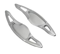 GYTTAK Car Shift Paddle Compatible with Civic 2017 2018 Car Styling Aluminum Steering Wheel Shift Paddle Shifter Extension Gear Shift Knob 2pcs(Silver)