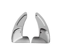 GYTTAK Car Shift Paddle Compatible with Dodge for Charger for Challenger 2015 2016 2017 2018 2019 2020 2021 Car Steering Wheel Paddle Shifter Extender Sticker Car Shift Paddles(Silver)