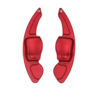 GYTTAK Car Shift Paddle Compatible with for Golf 6 for Tiguan MK5 MK6 for Jetta 2pcs Aluminum Car Steering Wheel Shift Paddle Shifter Gear Shift Knob Car Shift Paddles(Red)