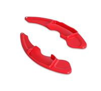 GYTTAK Car Shift Paddle Compatible with for IS200t IS250 IS300 IS350 IS300h ABS Carbon Fiber Car Steering Wheel Paddle Shift Extension(Carbon red)
