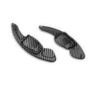 GYTTAK Car Shift Paddle Compatible with for Tiguan 2009 2010 2011 2012 2013 2014 2015 for Touareg 2011 2012 2013 2014 2015 2016 Steering Wheel Paddle Extension Shift Cover(Carbon Black)