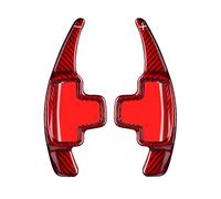 GYTTAK Car Shift Paddle Compatible with for W176 W205 W212 W218 W222 W246 C117 X156 Car Accessories Carbon Fiber Steering Wheel Paddle Shift Car Paddle Shifters(Red)