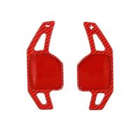 GYTTAK Car Shift Paddle Compatible with Q7 4L 2006 2007 2008 2009 2010 2011 2012 2013 2014 2015 Car Steering Extension Shift Cover Paddle Shifter Car Paddle Shifters(Red)