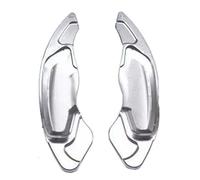 GYTTAK Car Shift Paddle Compatible with Volvo for XC60 2009 2010 2011 2012 2013 2014 2015 2016 Car Accessories Car Steering Wheel Shift Paddle Extension Shifter Sticker(Silver)
