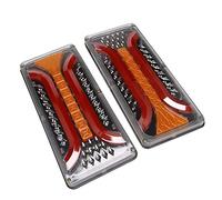 GYTTAK Car Tail lights 2X 24V Car Truck Tail Lights Taillight Rear Brake Light Indicator Stop Signal Lamp Trailer Caravan Lorry Bus Boat RV