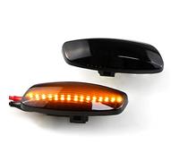 GYTTAK Dynamic Side Indicator Compatible With Peugeot 207 308 3008 5008 RCZ Car Dynamic Turn Signal Light Side Door Wing Mirror Indicator Light Replacement Parts(Dynamic)