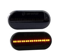 GYTTAK Dynamic Side Indicator Compatible With Vw For Transporter T5 For 2003-2011 2012 2013 2014 2015 Car Decorate Left Righ Dynamic Flowing Side Marker Turn Signal Light