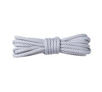 GYTTDERFL Boot Laces 4 Pair 5MM Round Shoe Laces Two-Tone Mixed Color For Sport Shoelaces Rope 90/120/150/180cm(White Light Grey,90cm)