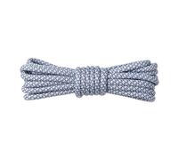 GYTTDERFL Boot Laces 4 Pair 5MM Round Shoe Laces Two-Tone Mixed Color For Sport Shoelaces Rope 90/120/150/180cm(Grey White,180 cm)