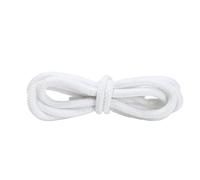 GYTTDERFL Boot Laces 4Pair Classic Solid Round Shoelaces Polyester Shoe Laces Boot Sneaker Shoelace For Adult Accessories(White,100cm)