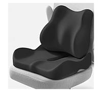 GYTTDERFL Office Chair Cushion Seat Cushion Ergonomically Designed Memory Sponge Pad Suitable For Office Chairs And Wheelchairs(Black,Backrest)