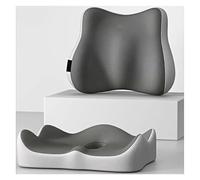 GYTTDERFL Office Chair Cushion Seat Cushion Ergonomically Designed Memory Sponge Pad Suitable For Office Chairs And Wheelchairs(Grey,Backrest)