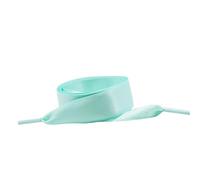 GYTTDERFL Satin Shoelace 1 Pair Satin Ribbon Shoelaces For Sneaker Shoe Laces Canvas 2cm Width 80cm/100cm/120cm Length Shoelace(Light blue,120cm)