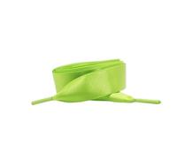 GYTTDERFL Satin Shoelace 1 Pair Satin Ribbon Shoelaces For Sneaker Shoe Laces Canvas 2cm Width 80cm/100cm/120cm Length Shoelace(Green,100cm)