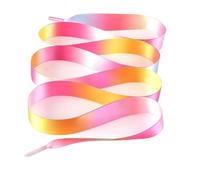 GYTTDERFL Satin Shoelace 1 Pair Satin Ribbon Shoelaces For Sneaker Shoe Laces Canvas 2cm Width 80cm/100cm/120cm Length Shoelace(Color 1,100cm)