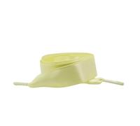 GYTTDERFL Satin Shoelace 1 Pair Shoe Laces 2cm Width Satin Silk Ribbon Shoelaces For Sneaker 80cm/100cm/120cm Length Shoelace(Yellow,80cm)