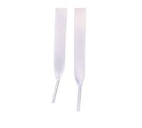 GYTTDERFL Satin Shoelace Shoe Laces Satin Ribbon Flat Shoelaces Women Sneakers Shoelace Boots For Shoes Length 80CM 100CM 120CM 150CM(WHITE,150cm)