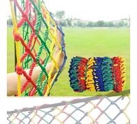 GYUEZX Child Safety Net,Color Nylon Protective Net,8mm Thick Rope 10cm Mesh Balcony Net for Kids Pet,Playground Cargo Net,Wall Decorative Fence Net,Protective Stairs Railing Netting,4x4m