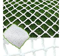 GYUEZX Child Safety Net,White Nylon Protective Net,8mm Thick Rope 10cm Mesh Balcony Net for Kids Pet,Playground Cargo Net,Wall Decorative Fence Net,Protective Stairs Railing Netting,2.5x7m