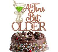 Gyufise 1 Pack A Tini Bit Older Cake Topper Espresso Martini Birthday Cake Pick A Tiny Bit Older Theme Birthday Bachelorette Bridal Shower Cake Decoration Party Supplies Coffee