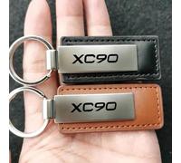 GYUHEDR 1 PCS Car Keychain,for Volvo R XC30 XC40 XC60 XC70 XC90 740 850 V40 V60 V90 S40 S50 S70 S60 S90 S80 Car Keyring Detachable Key Ring Key Fob With Car logo Key Chain Auto Accessories,F