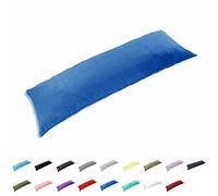Gyulin 100% Cotton 300 Thread Count Envelope Style 4.6ft Body Pillow Cover Pillowcase Pillow Protector Cushion Cover Non Zippered Only Cover No Insert 20" x 54" /51cm X 137cm Royal Blue