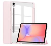 Gyulin Hybrid Slim Case for Samsung Galaxy Tab S10 Lite 10.9 inch 2025, Slim Trifold Stand Soft Tpu Back Shell Cover for Samsung Galaxy Tab S10 FE / S9 FE 10.9-Inch / S9 with S Pen Holder Pink