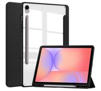 Gyulin Hybrid Slim Case for Samsung Galaxy Tab S10 Lite 10.9 inch 2025, Slim Trifold Stand Soft Tpu Back Shell Cover for Samsung Galaxy Tab S10 FE / S9 FE 10.9-Inch / S9 with S Pen Holder Black